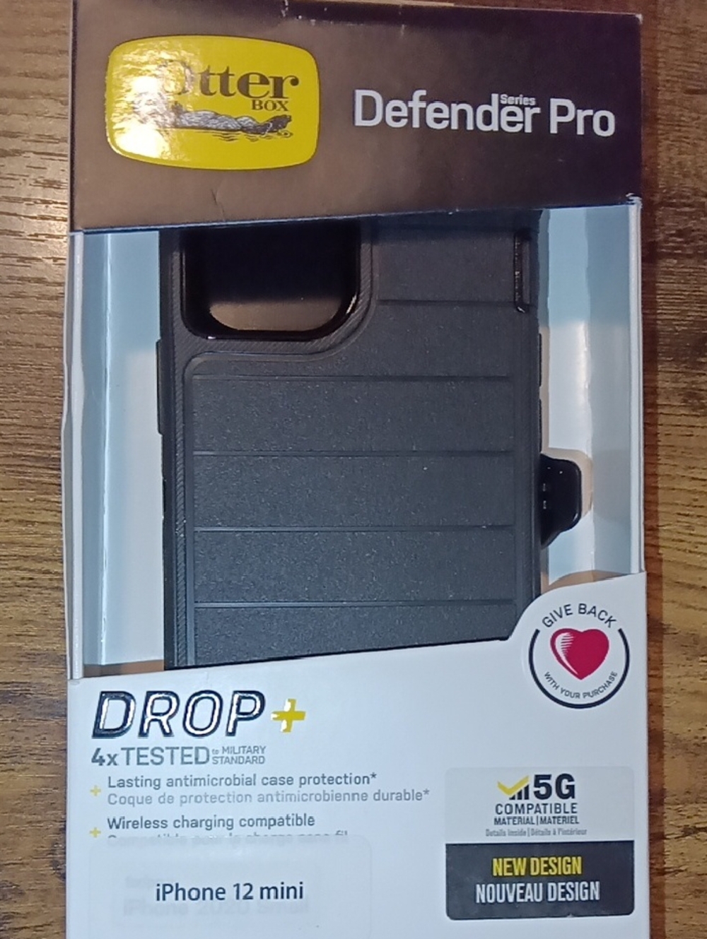 OtterBox Defender Pro Rugged Case for iPhone 12 mini - Black. S